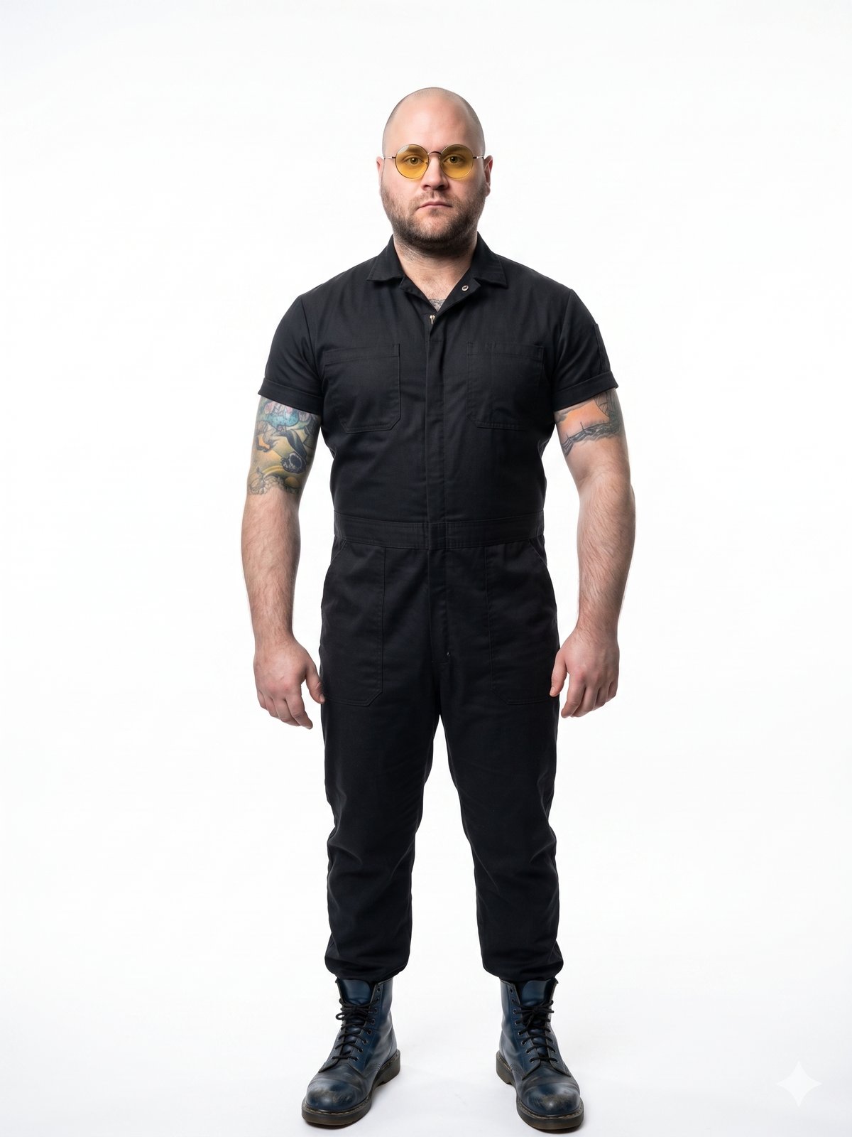 The Mindset Mechanic — Jeremy in a black mechanic's boiler suit